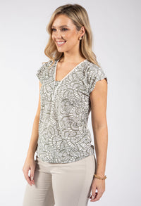 Shell Print Top