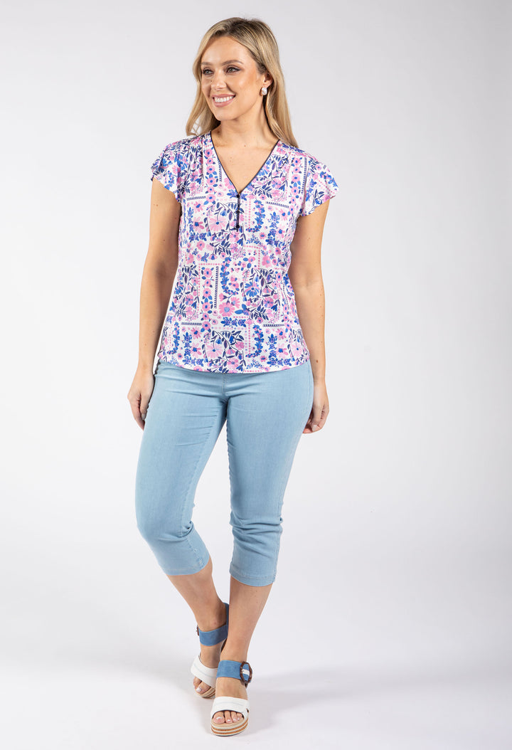 Tichy Floral Top