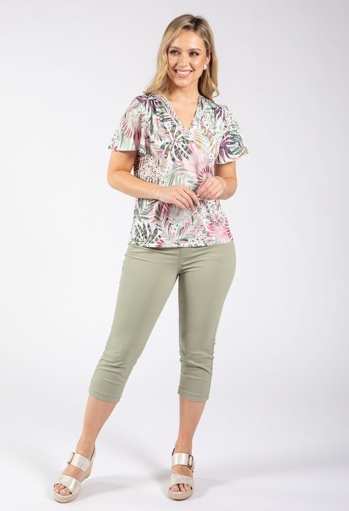 Floral Burst Top