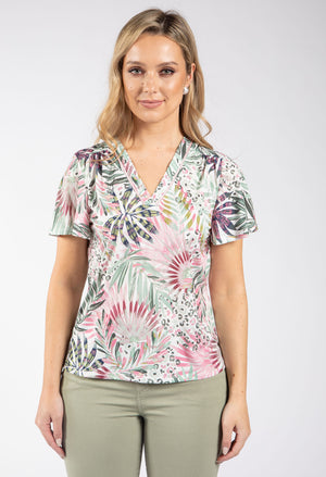 Floral Burst Top