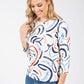 Swirl Printed Top