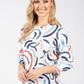 Swirl Printed Top