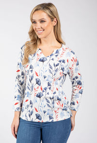 Corinthia Fan Printed Top
