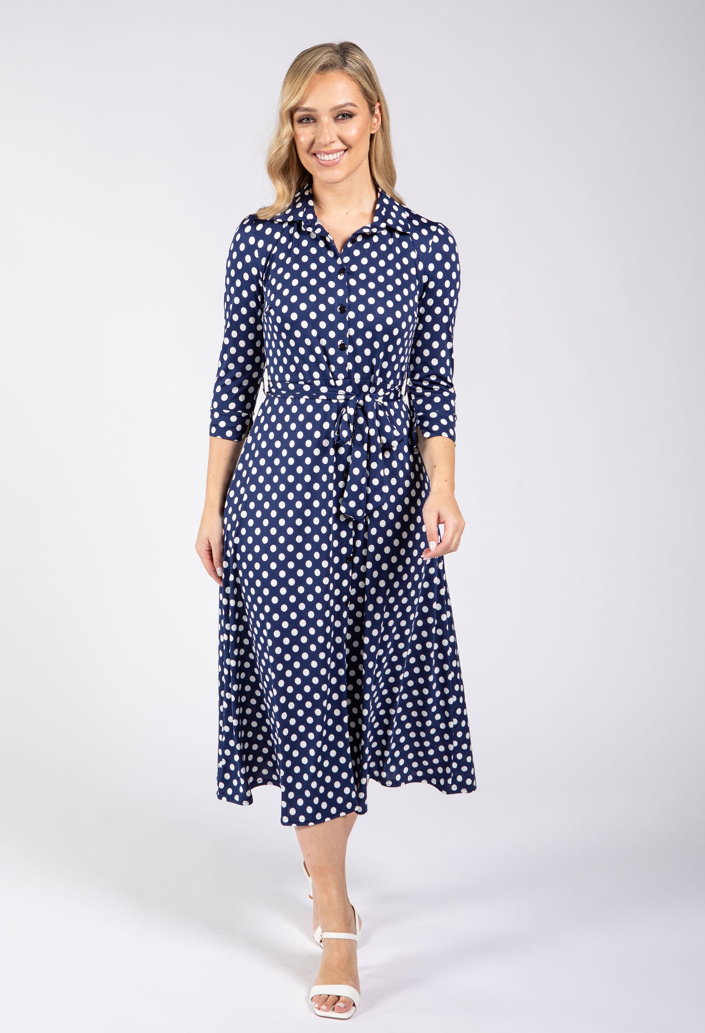 Paulette Polka Dot Dress