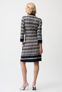 Geometric Shirt Dress