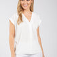 Front Pleat Top