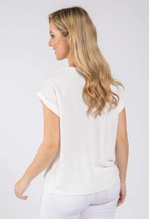 Front Pleat Top