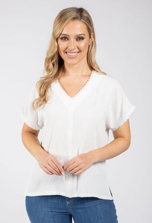 Onara Lace Detail Top