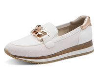 sport wedge loafer with chain detail