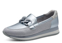 sport wedge loafer with chain detail
