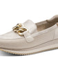 sport wedge loafer with chain detail