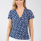 Lisa Floral Wrap Top