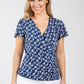 Lisa Floral Wrap Top