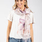 Soft Blossom Print Scarf