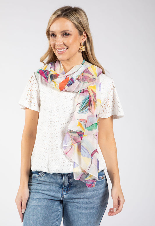 Bright Blossom Scarf