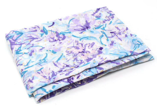 busy floral print scarf