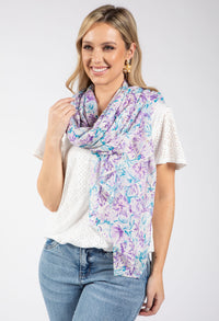 Ditzy Blossom Print Scarf