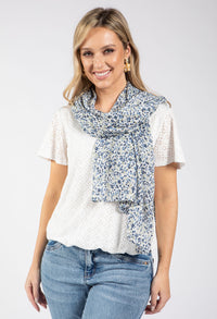 Blueberry Print Scarf