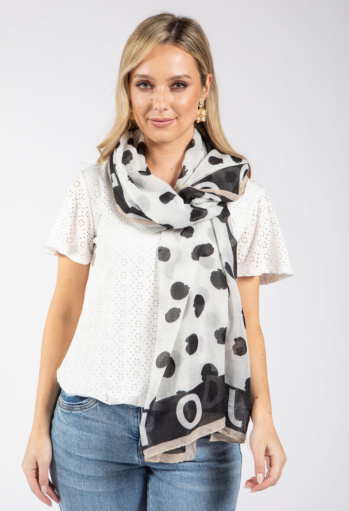 Spotted Print Scarf