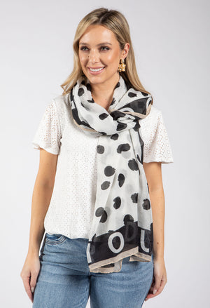 Spotted Print Scarf
