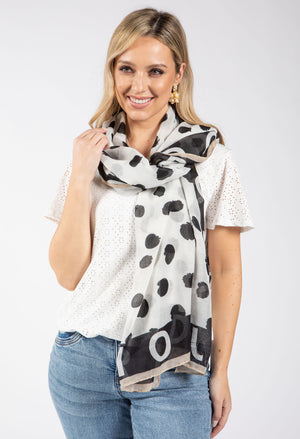 Spotted Print Scarf