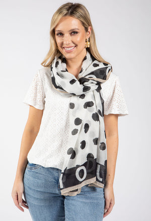 Spotted Print Scarf