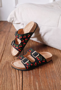 Cherry Double Strap Sandal