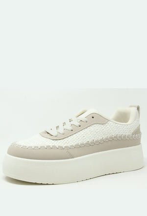 Crochet Detail Platform Trainer