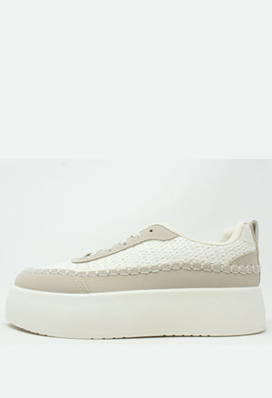 Crochet Detail Platform Trainer