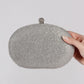 Diamante Round Clutch Bag