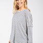 Relaxed Fit Striped Top