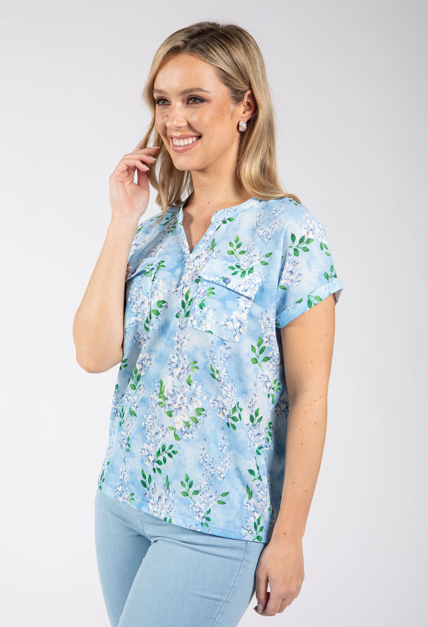 Sky and Blossom Top