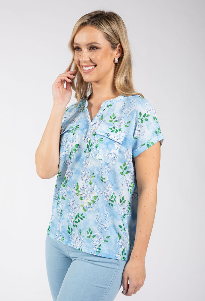 Sky and Blossom Top