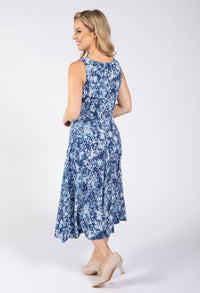 Sleeveless Floral Midi Dress