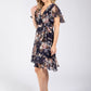 Floral Print Wrap Dress
