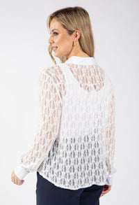 Relaxed Fit Lace Shirt