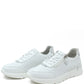 Laser Cut White Trainer