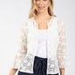 Open Front Lace Cardigan