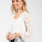 Open Front Lace Cardigan