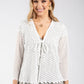 white cardigan