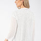 Crochet Open Cardigan