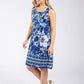 Tropical Blossom Mesh Dress