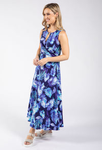 Floral Palm Print Dress