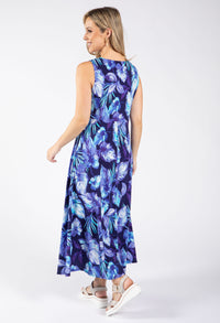 Floral Palm Print Dress