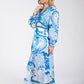 China Print Midi Dress