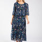 Mini Bloom Plisse Dress