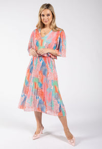 Multi Plisse Dress