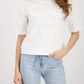 embossed sweatshirt with diamantes
