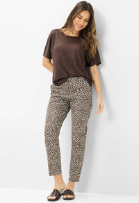 Maron Polka Dot Trousers