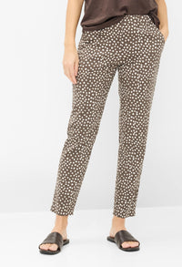 Maron Polka Dot Trousers